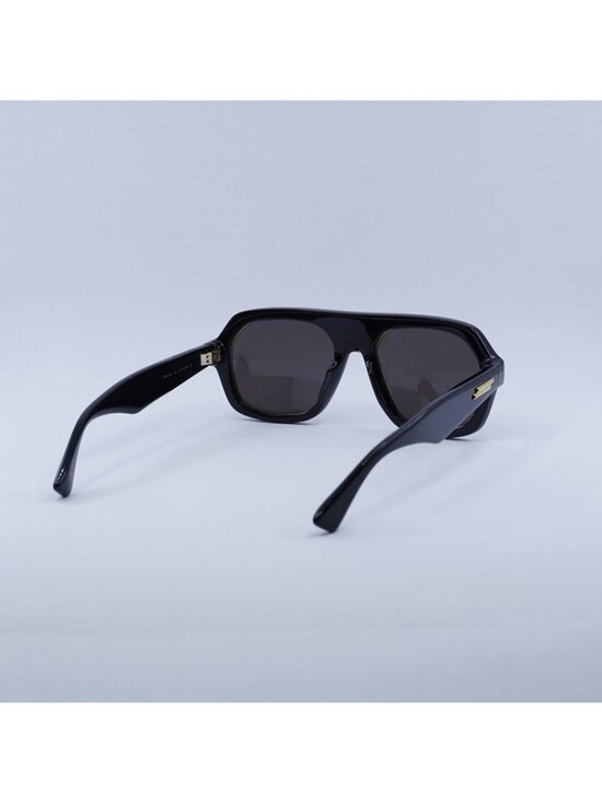 Bottega Veneta BV1217S 001 Sunglasses Black Aviator Frame, Grey Lenses main image 11